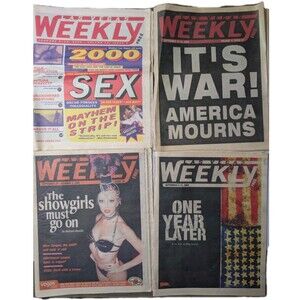 Vintage Las Vegas Weekly Magazin Set - Y2k to Post 9/11 Era